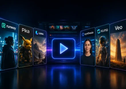 AI video generation pricing, AI video credits, and AI video business model illustrated with video production and financial growth