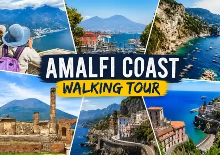 Amalfi Coast walking tour along the scenic Italian coastline