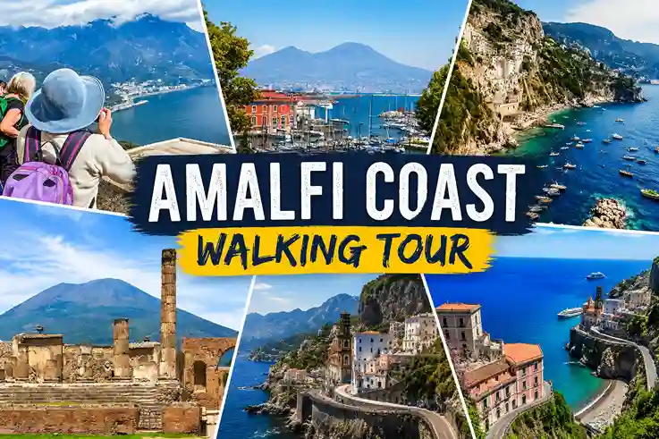 Amalfi Coast walking tour along the scenic Italian coastline
