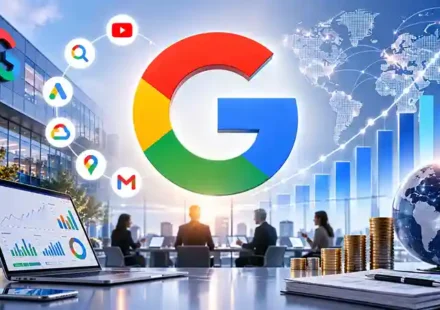 Chart illustrating Google business model pressure in 2026, with rising AI capital expenditures outweighing strong search advertising revenue and Google Cloud profitability